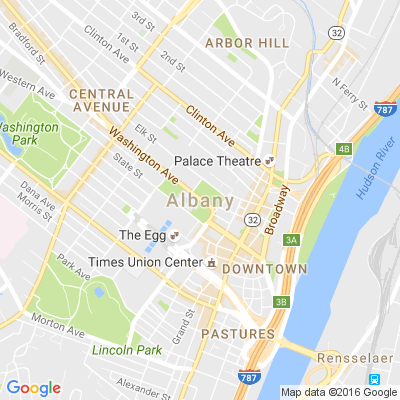 Google Map of Albany, NY